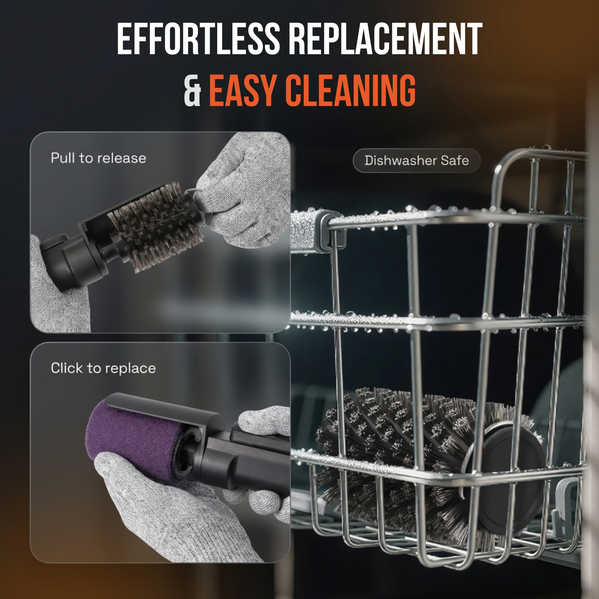 GrillForce Pro — Cordless Electric Grill Cleaning Brush