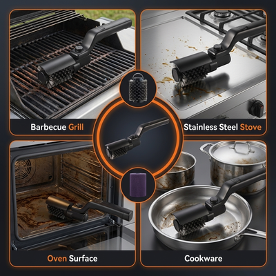 GrillForce Pro — Cordless Electric Grill Cleaning Brush